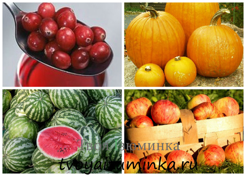 Лечение фруктами и овощами
