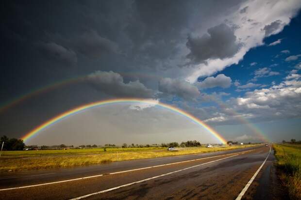 rainbows02 rainbows02 50 потрясающих фотографий двойной радуги