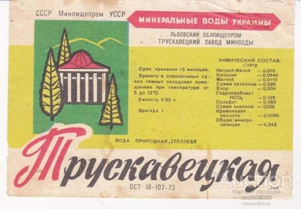 ТРУСКАВЕЦКАЯ СССР, история, факты