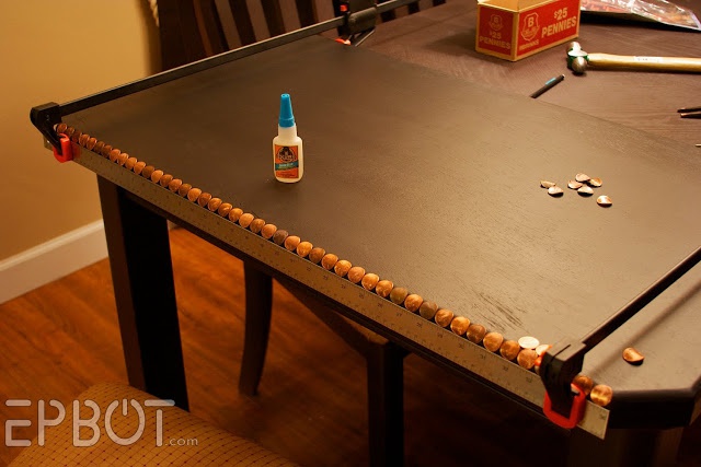Столик из монет (Diy)