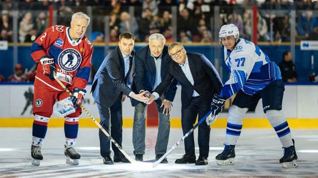 Ларионов, Фетисов и Дацюк сыграли вместе — против сборной Норильска! Фотогалерея матча легенд хоккея