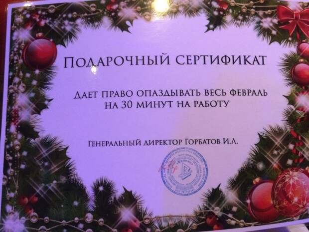 Самый лучший подарок на новогодний корпоратив Самый лучший подарок на новогодний корпоратив прикол, работа, юмор