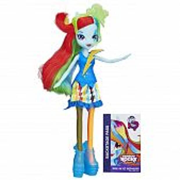 Кукла My Little Pony Флаттершай Радужный Рок Неон
