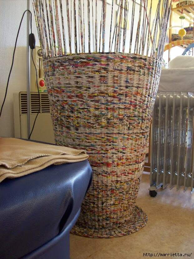 плетение из газетных трубочек (24) (480x640, 291Kb)