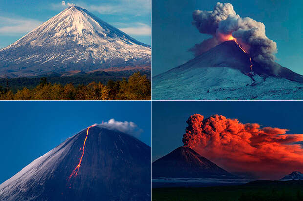 Стратовулкан может в любой момент извергнуть клубы дыма, а то и потоки лавы, и летящие камни