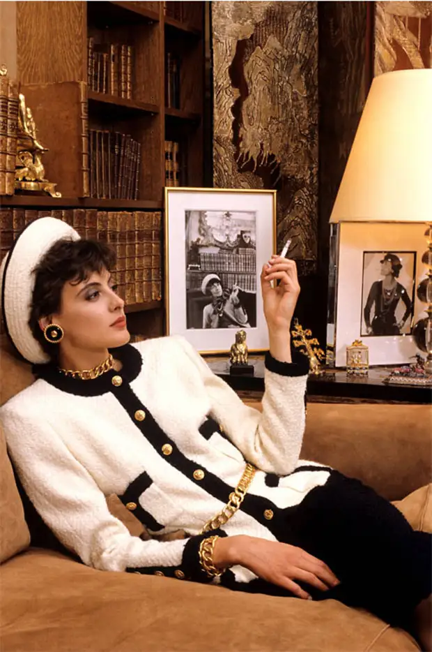 Инес де ля Фрессанж - модель Chanel. 1981 год