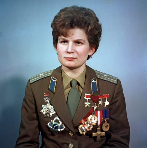 первая женщина-космонавтка Валентина Терешкова. Фото