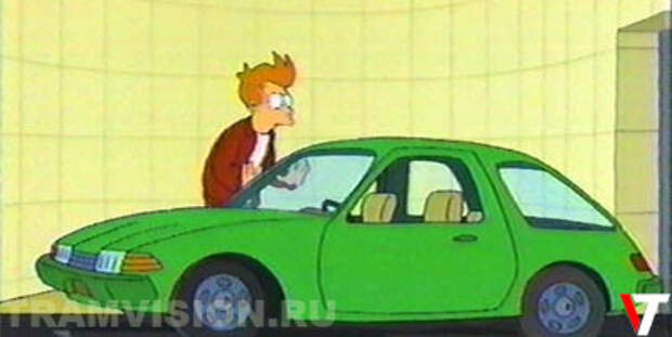 Футурама - машины в мультфильме