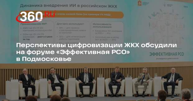 Перспективы цифровизации ЖКХ обсудили на форуме «Эффективная РСО» в Подмосковье