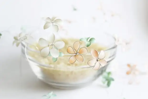 Венок из весенних цветов или вторая жизнь лаков для ногтей., фото № 2