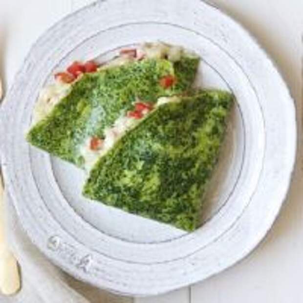 блинчики с укропом