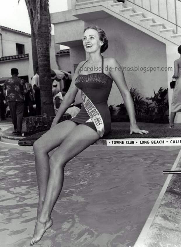 Мириам Стивенсон (США) - Мисс Вселенная 1954 девушки, красота конкурс, факты