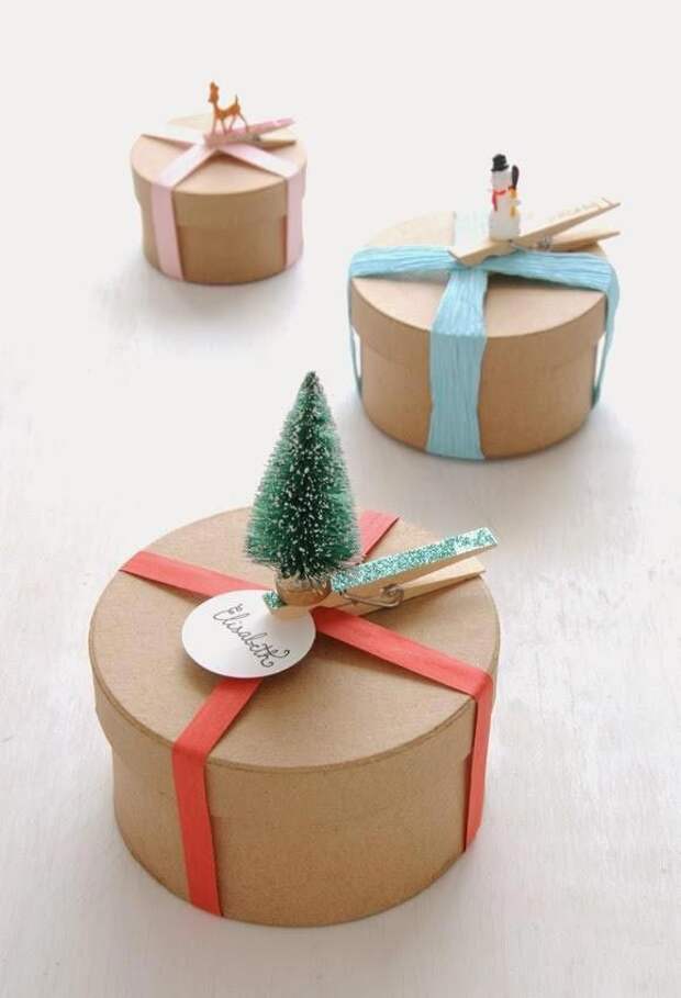 25 потрясающих идей упаковки новогодних подарков своими руками  подарок, упаковка
