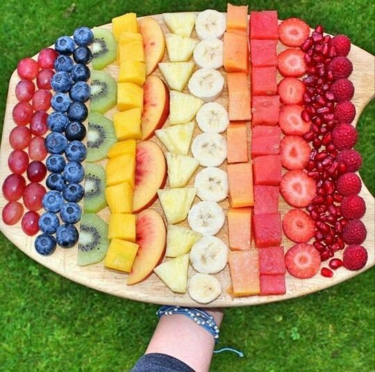 Варианты оформления фруктовых тарелок вкусно, еда, фруктовая тарелка, фрукты