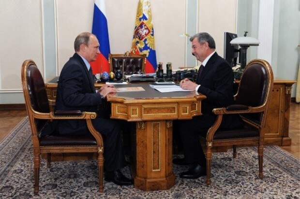 President Putin meets with Kaluga Region Acting Governor Artamonov