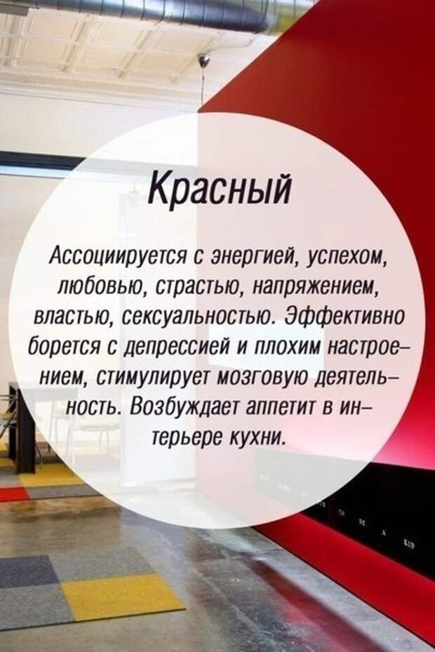 Значение цветов на психологическом уровне