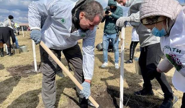 Участники акции «Сад памяти» высадили первый миллион деревьев