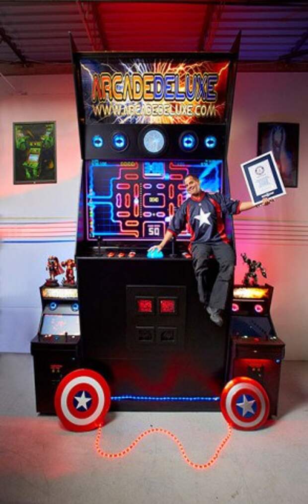 Самый большой в мире игровой автомат попал в Книгу рекордов Гиннеса