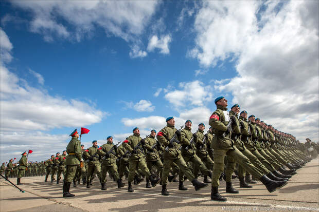 Наземная репетиция Парада Победы парад победы, репетиция, техника, фоторепортаж