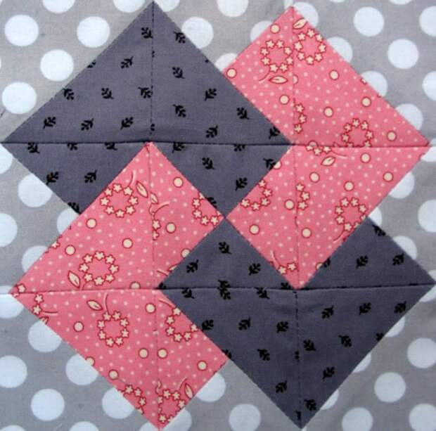 Free Quilt Block Patterns | Starwood Quilter: Card Trick Quilt Block