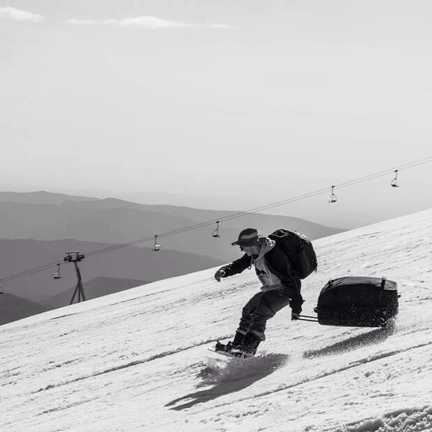Восхищение сноубордингом от Gabe L’Heureux