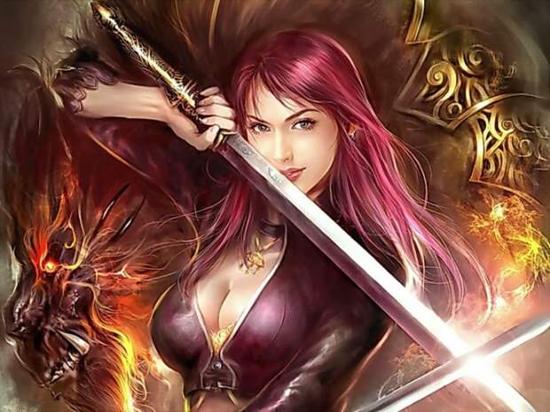 РИСОВАННЫЕ ДЕВУШКИ В СТИЛЕ FANTASY