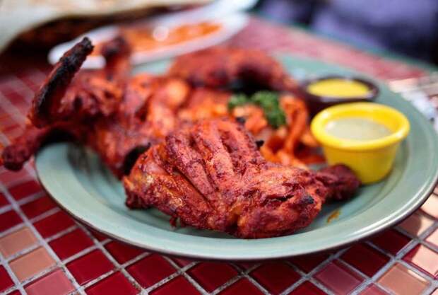 Курица Тандори (Индия) блюдо, еда, туризм