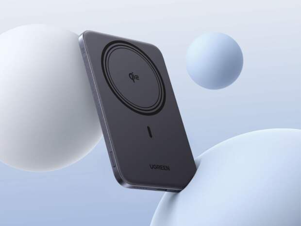 Ugreen выпустила MagFlow Air Qi2 15W — ультратонный powerbank 5000 мА·ч в продаже