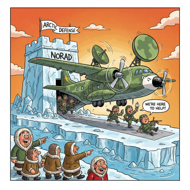 Самолет NORAD прибыл в Гренландию для усиления арктической обороны