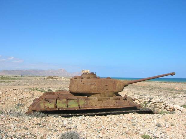 Т-34 острова Сокотра