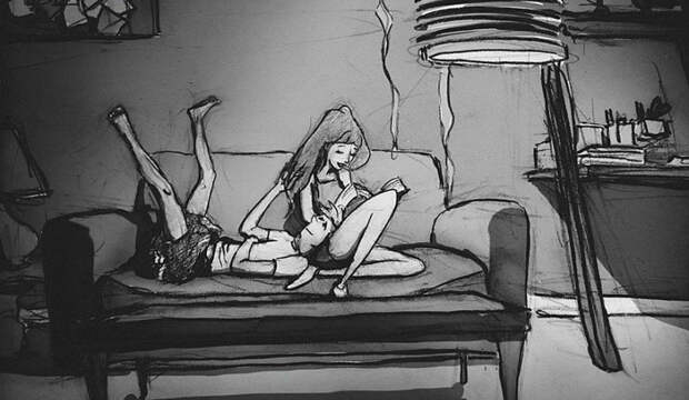 Художник иллюстрирует каждый день, прожитый с любимой женой