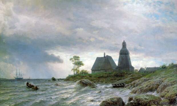 Лагорио - Северный пейзаж. 1872