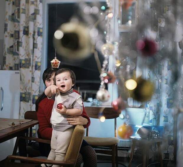 новогодние фотографии из детства