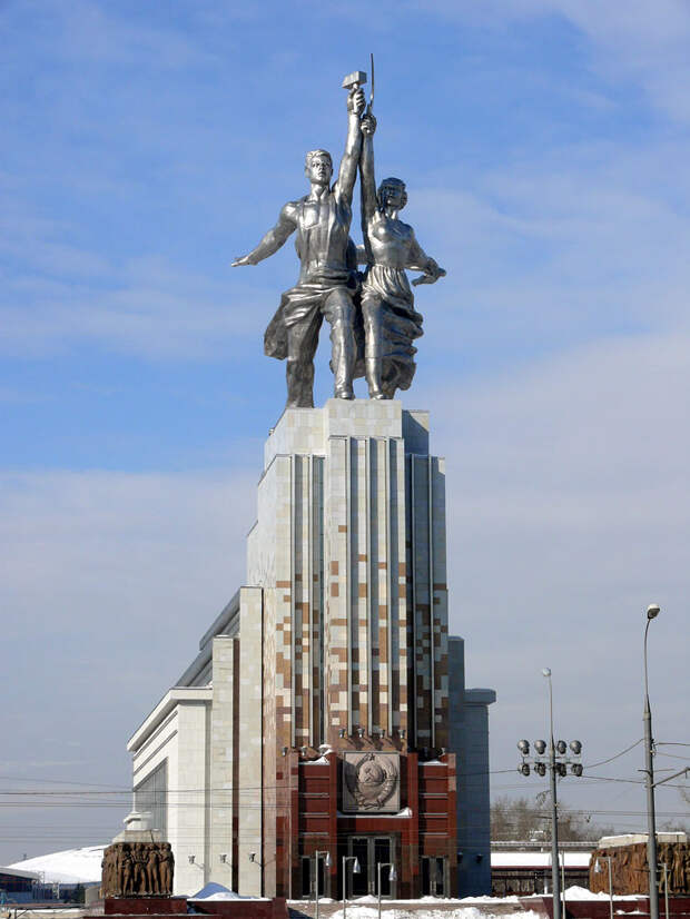 Рабочий и колхозница, Москва, Россия, Европа