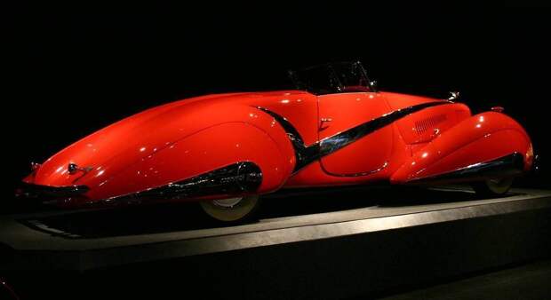 Двухместный кабриолет Cadillac V16 Series 90 1937 Hartmann, cadillac, кабриолет, олдтаймер, ретро атвомобиль