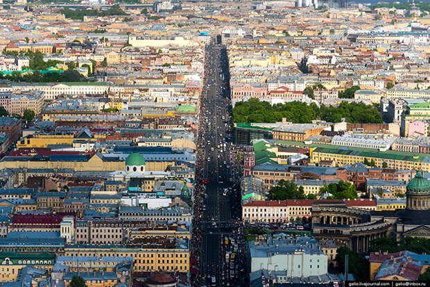 Санкт-Петербург с вертолета 