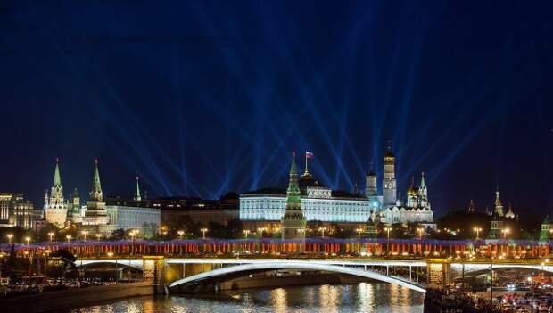 Вид на Московский кремль. Архивное фото