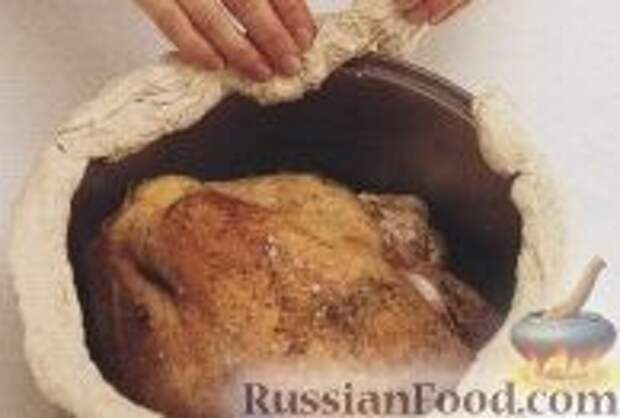Фото приготовления рецепта: Курица, запеченная с чесноком - шаг №2
