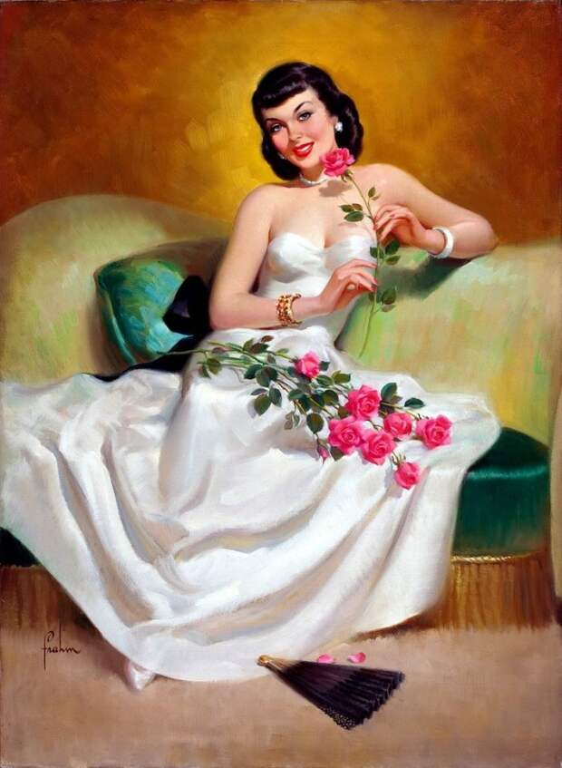Красотки! Художник-иллюстратор Art Frahm (1907-1981)