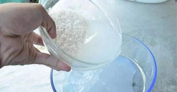 рисовая вода польза