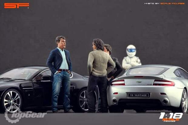 Ведущие Top Gear в масштабе 1:18 фигурки, top gear, авто