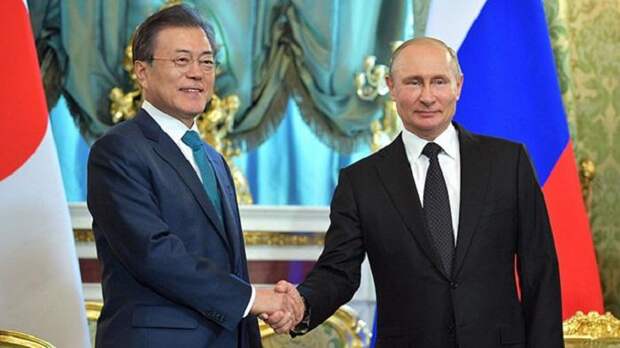 Президент России И Южной Кореи