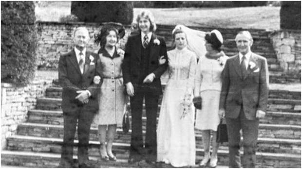Свадьба в 1970-х.