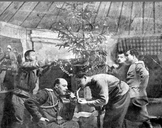 Встреча Нового, 1917 года, в окопах