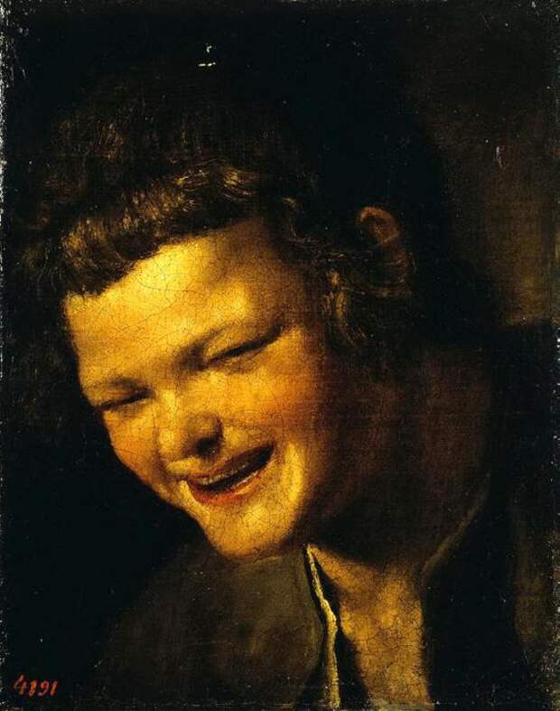 Голова смеющегося мальчика (551x700, 52Kb)