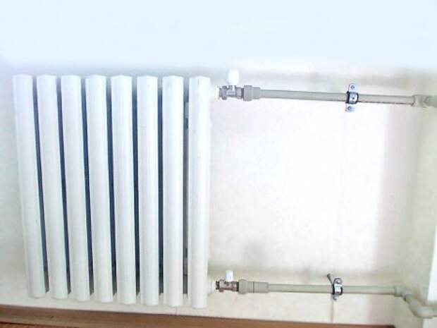 Установка и подключение батарей отопления