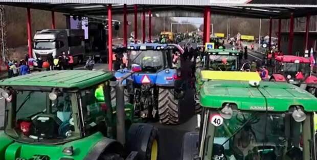Забастовка польских фермеров