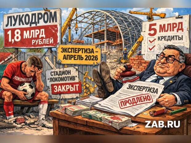 Лукодром без экспертизы. В Чите уже строят каркас здания, пока проект ещё «готовится»