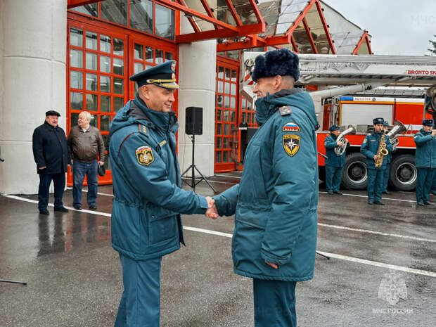 Столичная пожарная часть МЧС России отметила юбилей