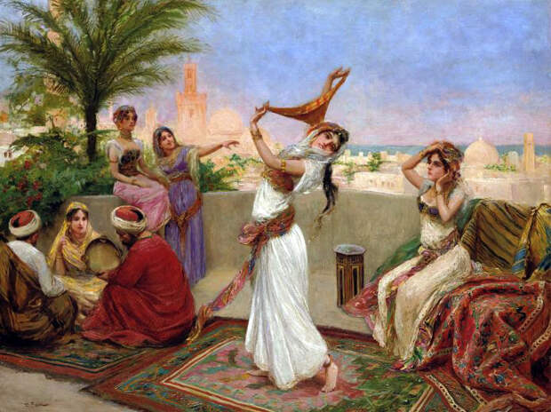 054 Raks Baladi (египетский танец) на террасе в Египте (Raks Baladi On A Terrace In Egypt) (694x520, 289Kb)